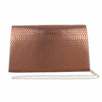 Damen Abendtasche - bronze