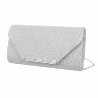 Damen Abendtasche - silver