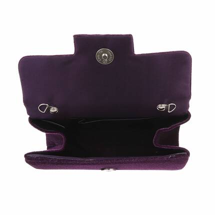 Damen Abendtasche - purple