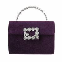 Damen Abendtasche - purple