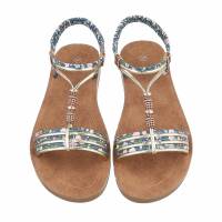 Damen Flache Sandalen - green