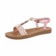 Damen Flache Sandalen - pink Gr. 37