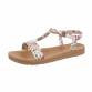 Damen Flache Sandalen - white Gr. 36