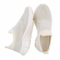 Damen Low-Sneakers - beige