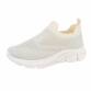 Damen Low-Sneakers - beige Gr. 36