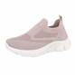 Damen Low-Sneakers - pink - 12 Paar