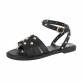 Damen Flache Sandalen - black Gr. 36