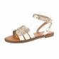 Damen Flache Sandalen - gold - 12 Paar