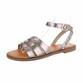 Damen Flache Sandalen - pewter - 12 Paar