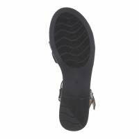 Damen Flache Sandalen - black