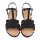 Damen Flache Sandalen - black