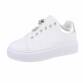 Damen Low-Sneakers - whitesilver Gr. 38