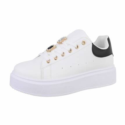 Damen Low-Sneakers - whiteblack Gr. 36