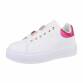 Damen Low-Sneakers - whitefuchsia Gr. 37