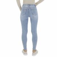 Damen High Waist Jeans von Laulia - L.blue