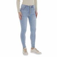 Damen High Waist Jeans von Laulia - L.blue