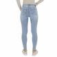 Damen High Waist Jeans von Laulia - L.blue