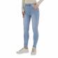 Damen High Waist Jeans von Laulia - L.blue