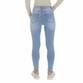 Damen High Waist Jeans von Laulia - L.blue