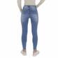 Damen High Waist Jeans von Laulia - blue