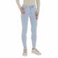 Damen High Waist Jeans von Laulia - L.blue