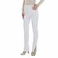 Damen High Waist Jeans von Laulia - white