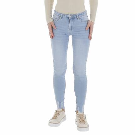 Damen Skinny Jeans von Laulia Gr. L/40 - L.blue