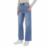 Damen High Waist Jeans von Laulia - blue