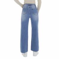 Damen High Waist Jeans von Laulia - blue