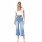 Damen High Waist Jeans von Laulia - blue