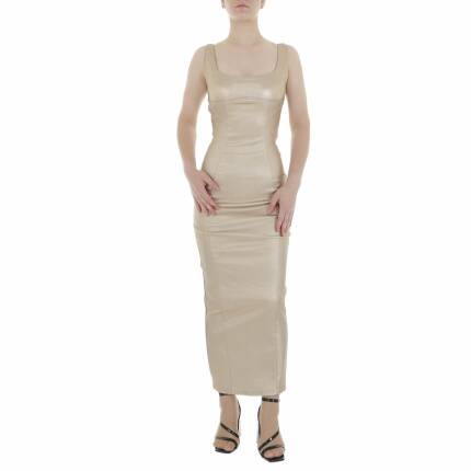 Damen Maxikleid von Laulia Gr. L/40 - gold