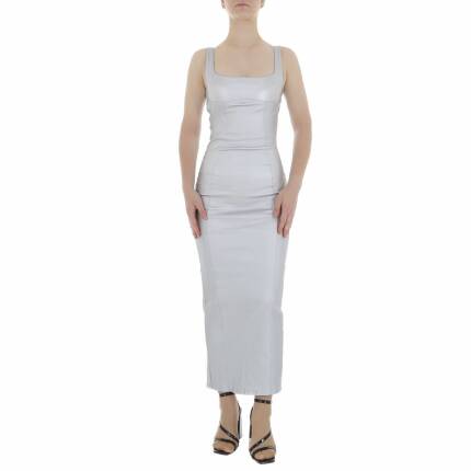 Damen Maxikleid von Laulia Gr. L/40 - silver