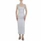 Damen Maxikleid von Laulia Gr. L/40 - silver