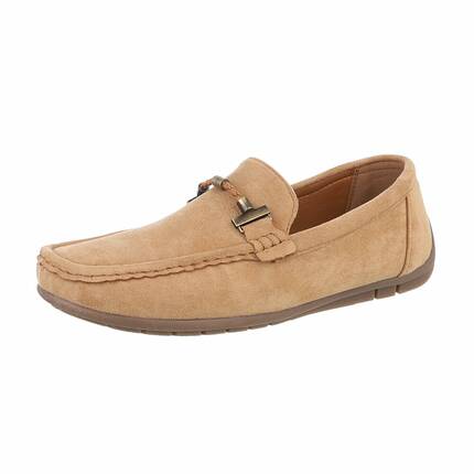 Herren Mokassins - camel Gr. 40