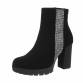 Damen High-Heel Stiefeletten - black Gr. 36