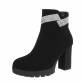 Damen High-Heel Stiefeletten - black Gr. 36