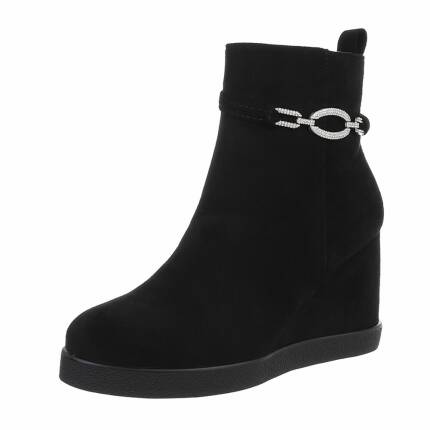 Damen Keilstiefeletten - black