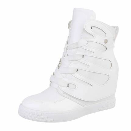 Damen Keilstiefeletten - white