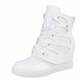 Damen Keilstiefeletten - white - 12 Paar