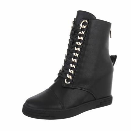 Damen Keilstiefeletten - black Gr. 37