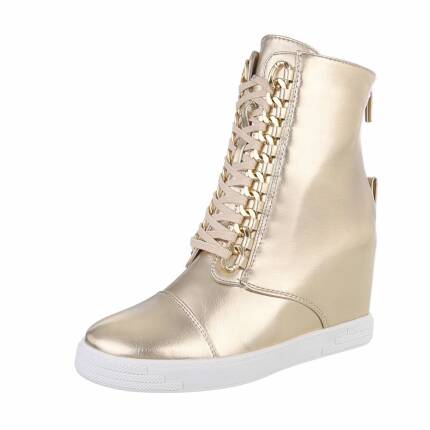 Damen Keilstiefeletten - ltgold