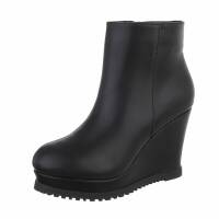 Damen Keilstiefeletten - black