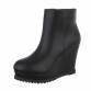 Damen Keilstiefeletten - black Gr. 37