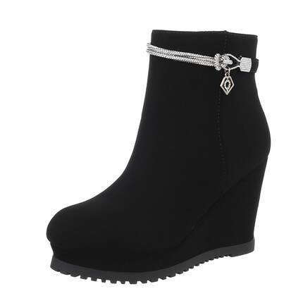 Damen Keilstiefeletten - black Gr. 36