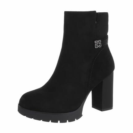 Damen High-Heel Stiefeletten - black Gr. 38