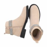 Damen Klassische Stiefeletten - beige