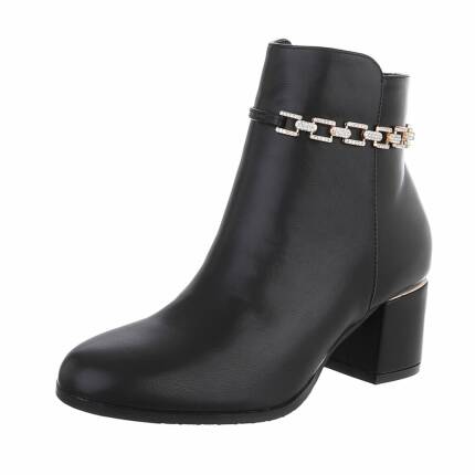 Damen Klassische Stiefeletten - blackpu Gr. 36