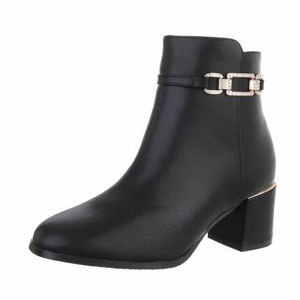 Damen Klassische Stiefeletten - blackpu Gr. 36