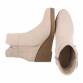 Damen Keilstiefeletten - beige