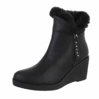 Damen Keilstiefeletten - black